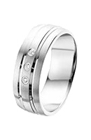 Solid Silver Trouwringen bij Juwelier van Velthuysen
